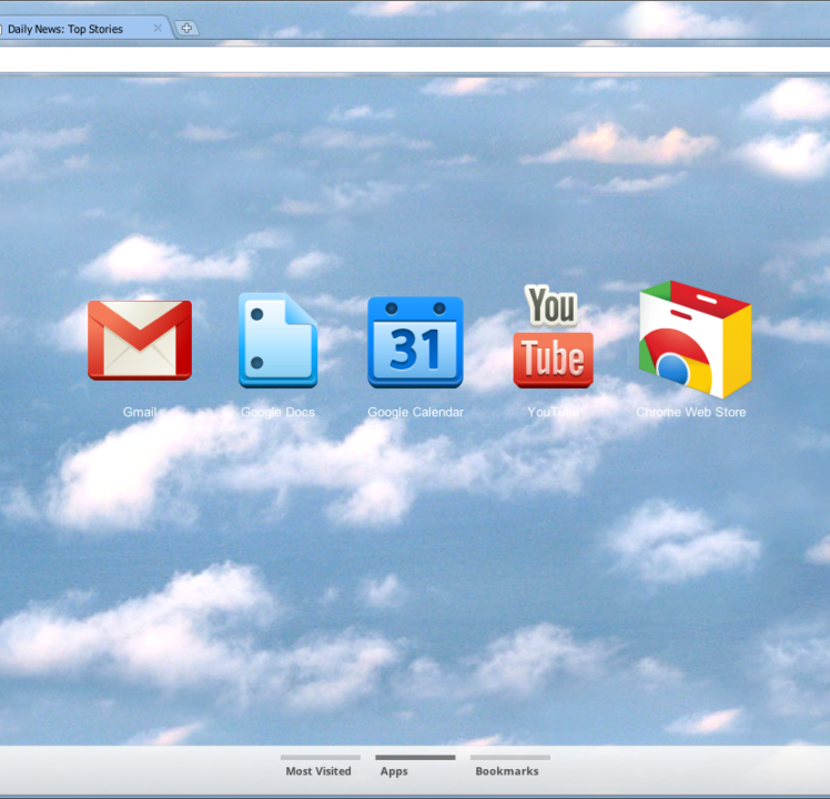 How to make google chrome transparent?