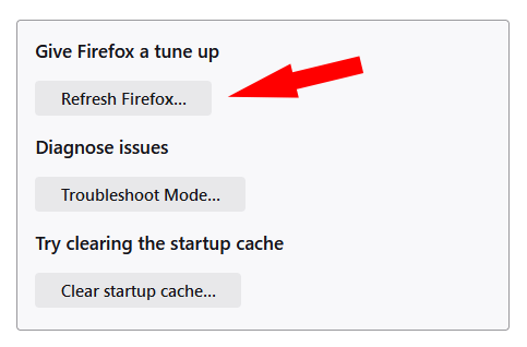 give firefox a tune up